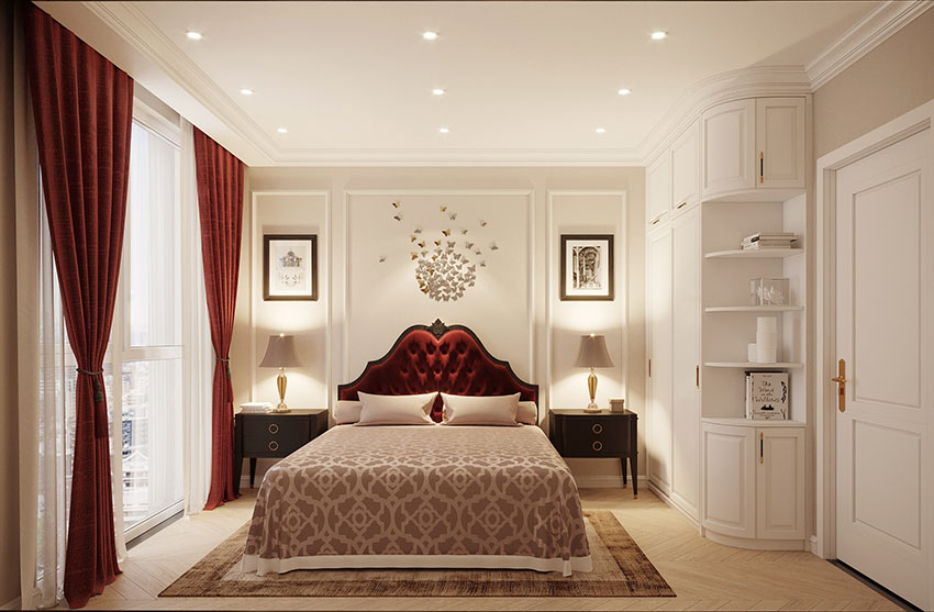 Thiết kế mẫu Phòng ngủ tại Sentosa Sky Park được tận dụng ánh sáng tự nhiên vào phòng