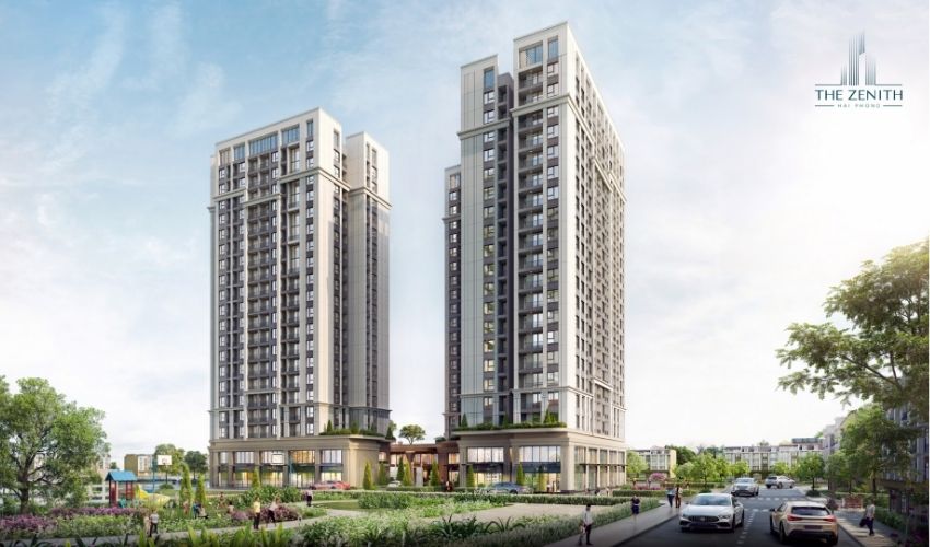 Phối cảnh tổng thể dự án The Zenith Hải Phòng