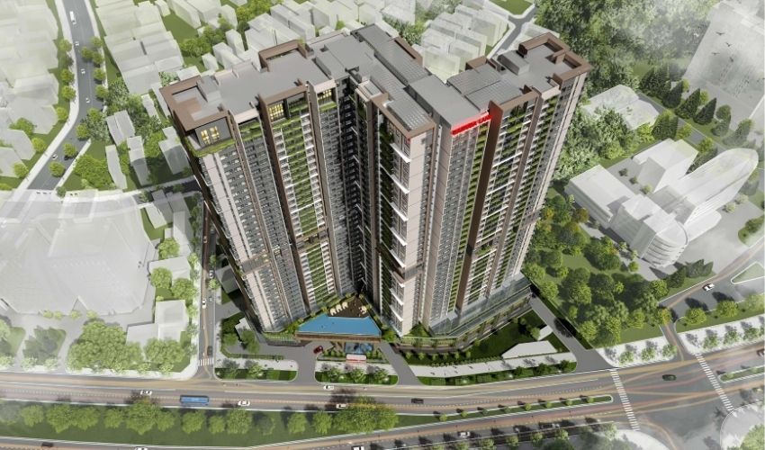 Ambience Hải Phòng nằm trên trục đường "Tỷ đô" Võ Nguyên Giáp