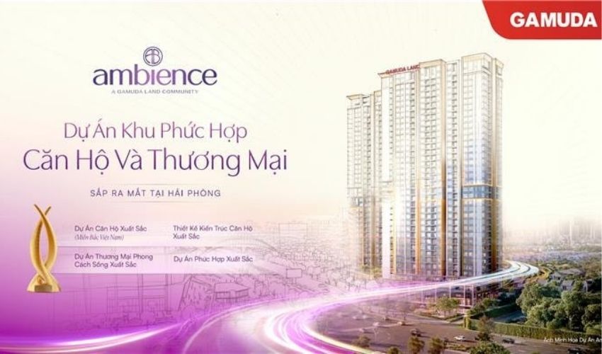 Ambience được đánh giá rất cạnh tranh so với các dự án cùng phân khúc tại khu vực trung tâm Lê Chân