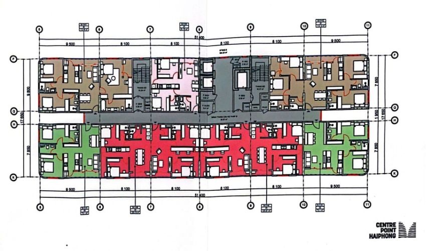 Thiết kế căn hộ Central Point Hải Phòng